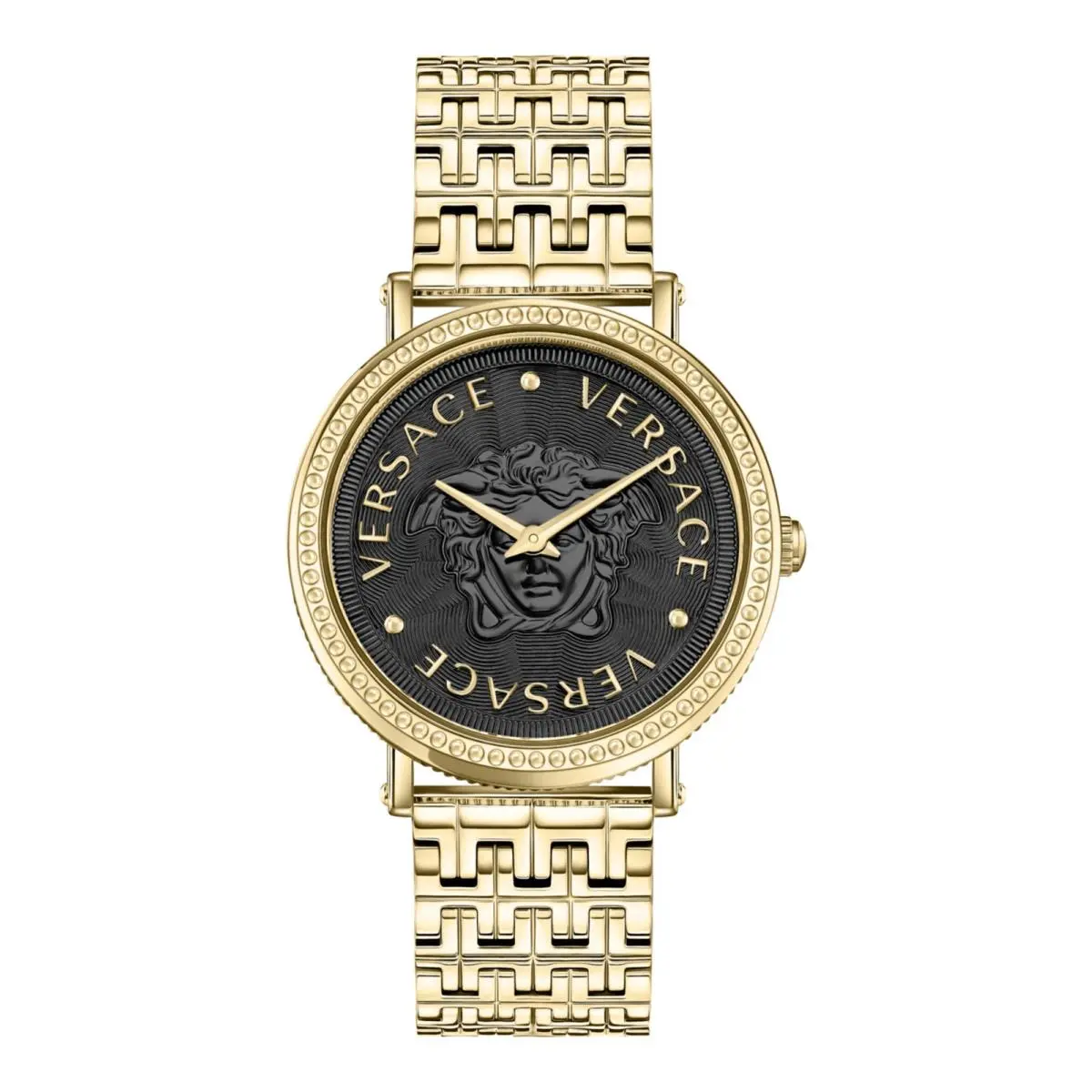 Womens Gold 37mm Bracelet Fashion Watch by Versace