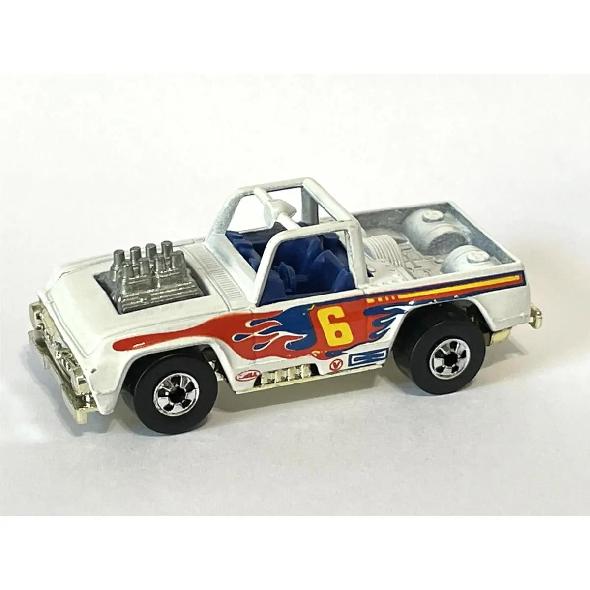 ⭐ 1973 Hot Wheels Flying Baja Bruiser Beautiful White Minty Mint