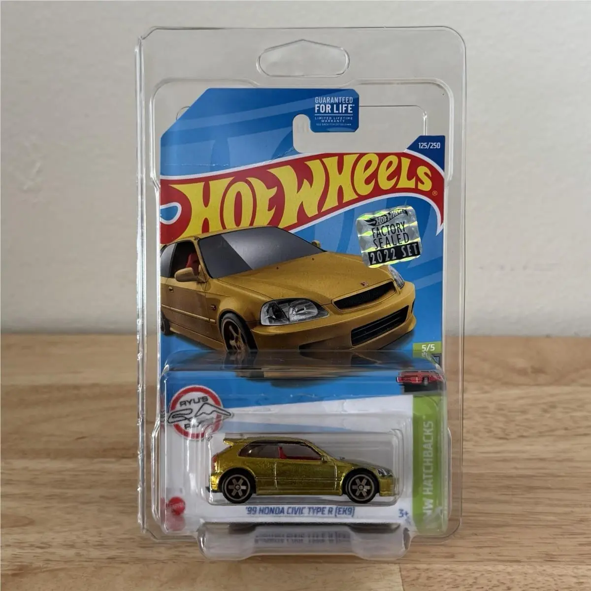 Hot Wheels 2022 Super Treasure Hunt `99 Honda Civic Type R EK9