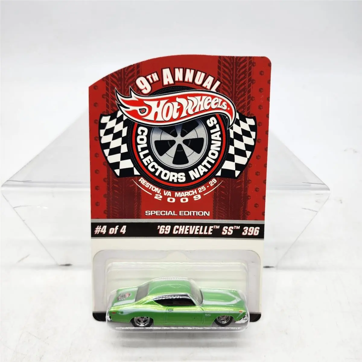 Hot Wheels 9th Annual Collectors Nationals 69` Chevelle SS 396 526/2000 W Protec