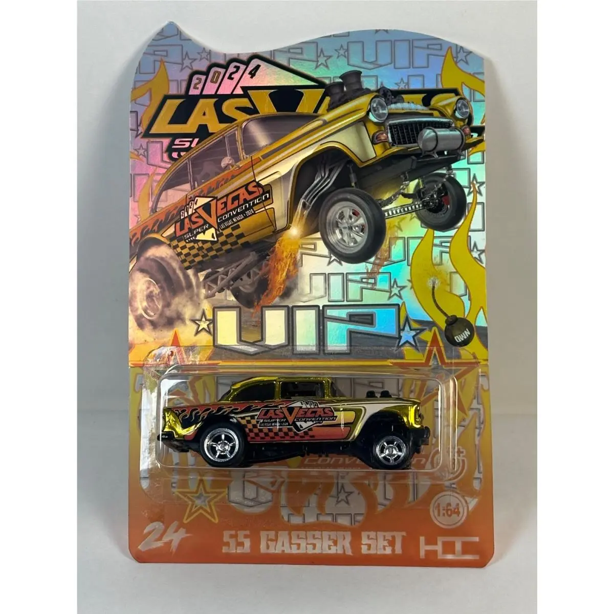 Hot Wheels 2024 Las Vegas Super Convention 55 Gasser Vip. Gold