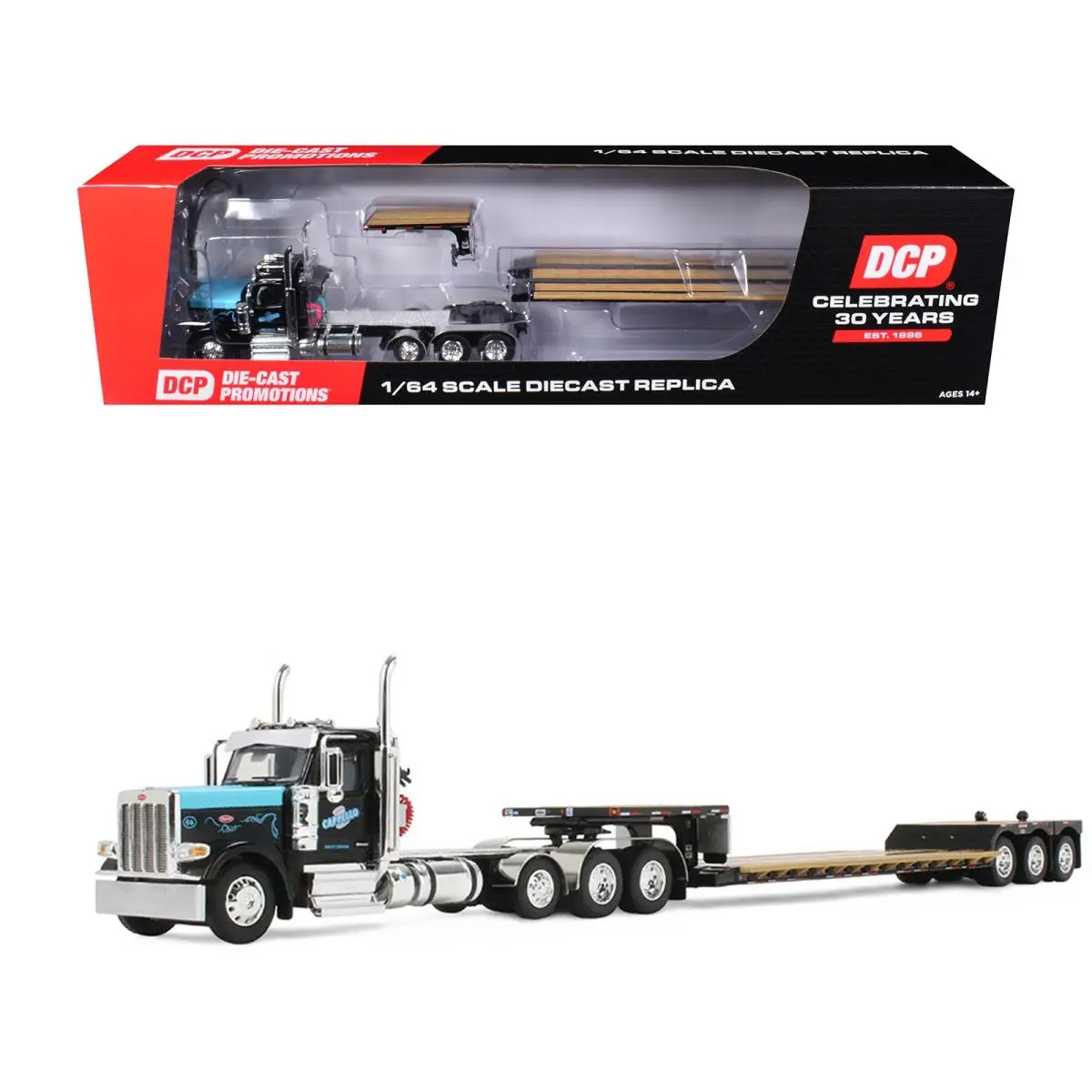 Peterbilt 589 Day Cab and Fontaine 1/64 Diecast Model by Dcp/first Gear