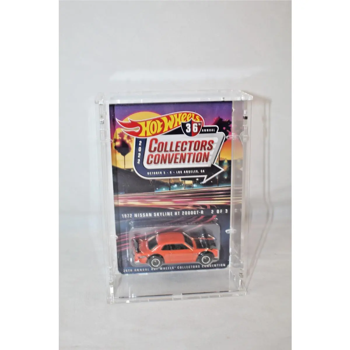 Hot Wheels 36th Convention ’72 Nissan Skyline H/t 2000GT-R 0077/6200 W/display