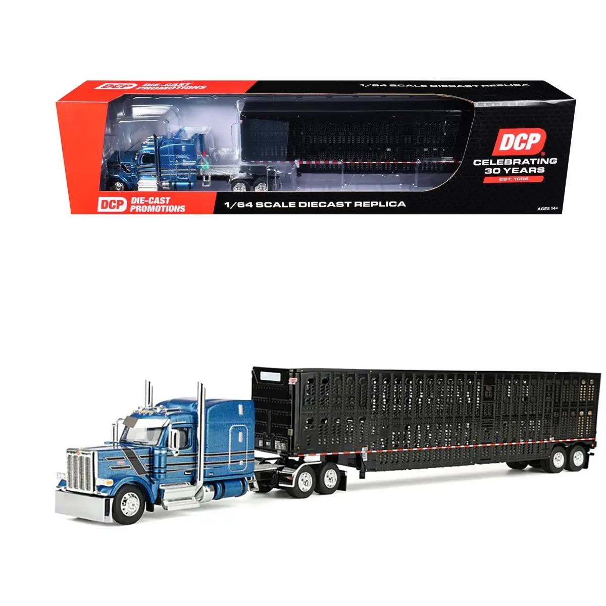 Peterbilt 589 with 72 Mid-roof Sleeper 1/64 Diecast Model by Dcp/first Gear