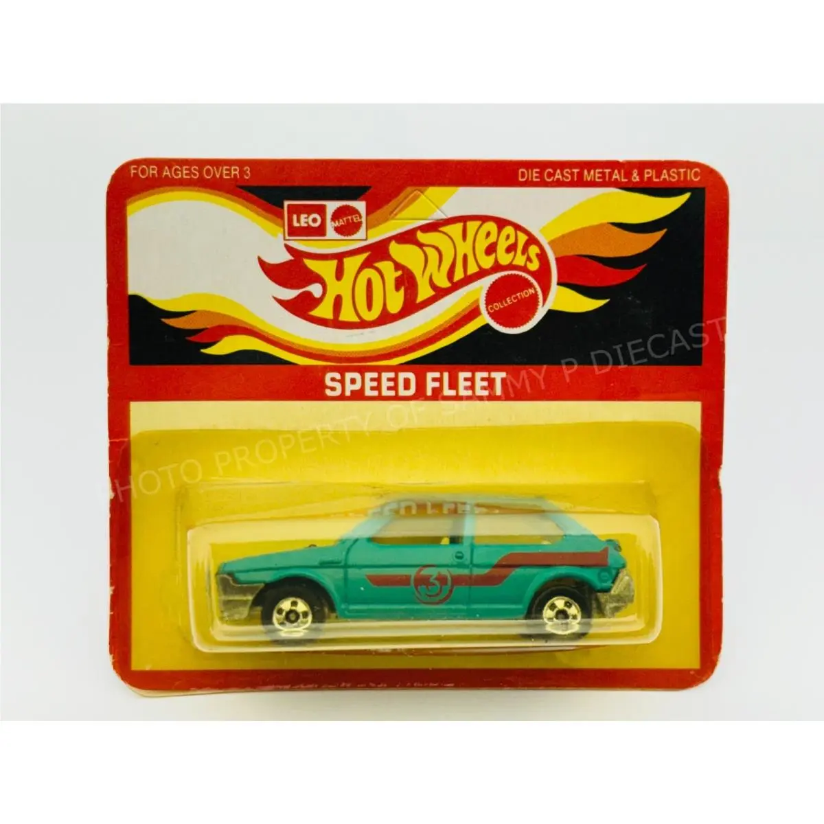 Hot Wheels Leo India Blackwall Fiat Ritmo Teal Red Stripe in Blisterpack