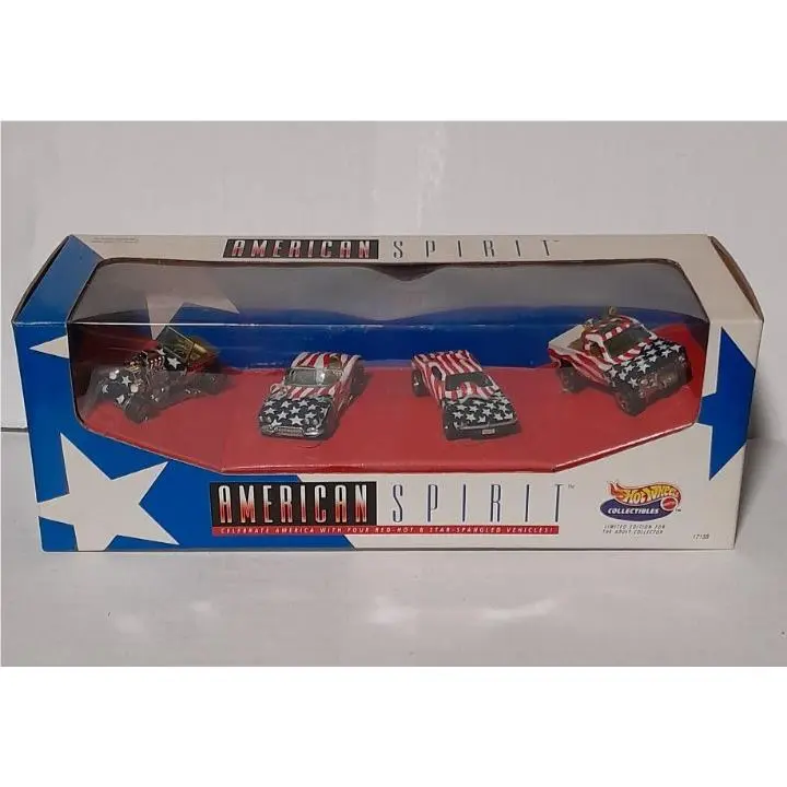 Hot Wheels Collectibles American Spirit Limited Edition 4 Car Set A3127