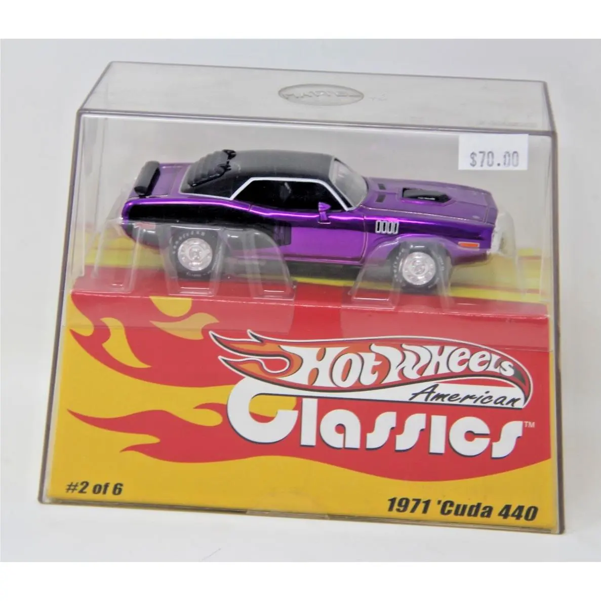 Hot Wheels 1:43 Rlc 1971 `cuda 440 American Classics Series Purple Low 85/5000