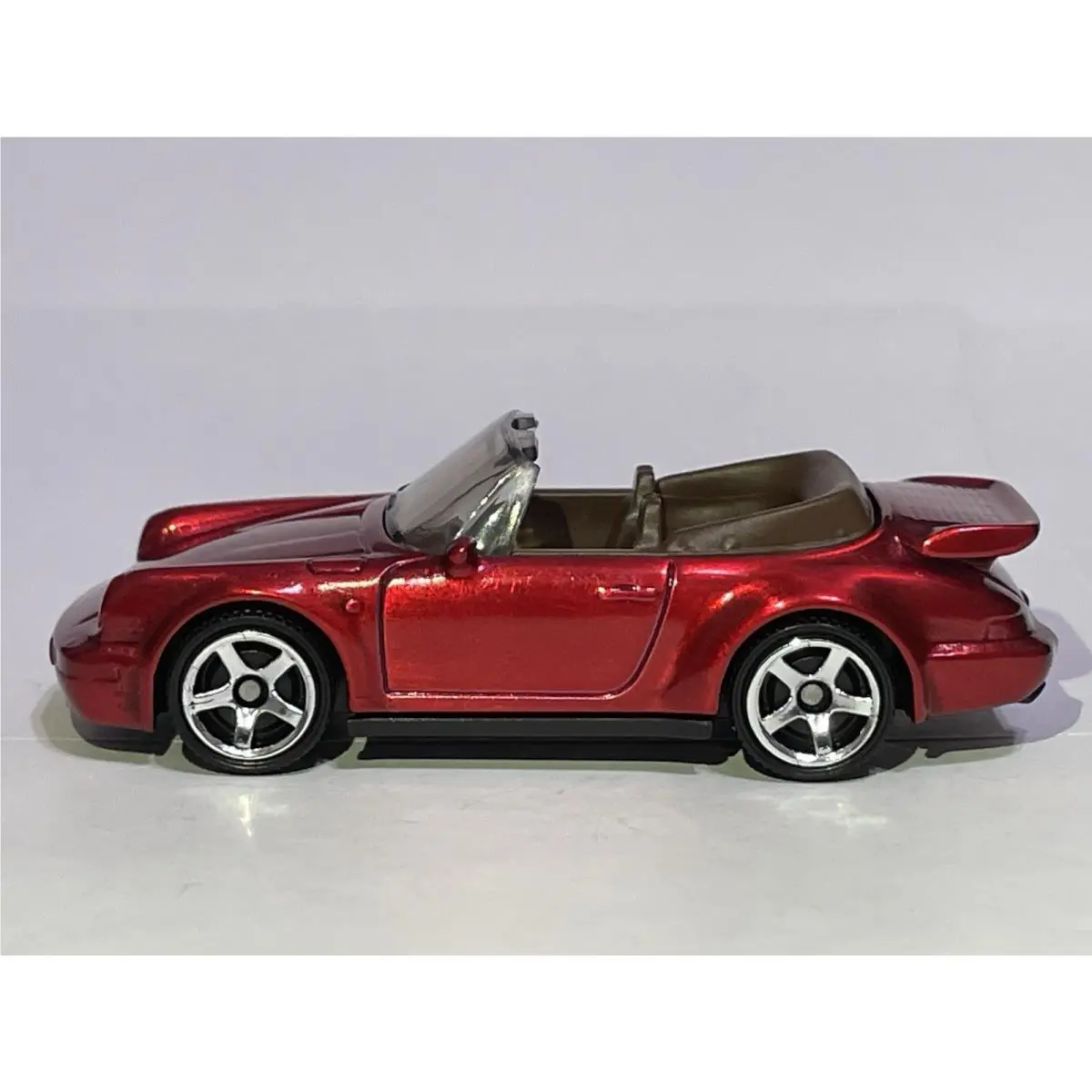 Hot Wheels Porsche 911 Turbo Cabriolet Custom Made Spectraflame Red