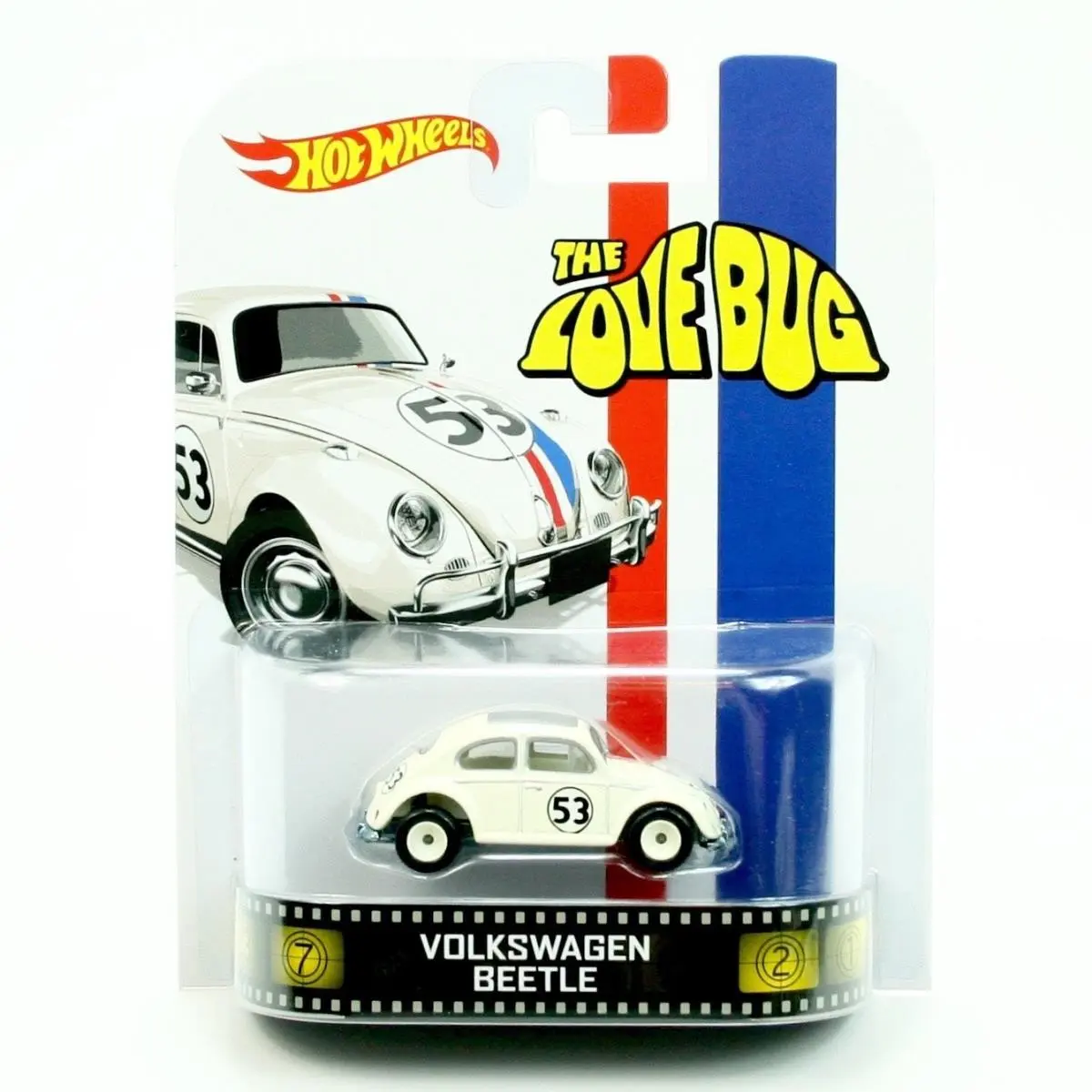 Hot Wheels Volkswagen Beetle Herbie / The Love Bug 2013 Retro Series Die Cast Ve