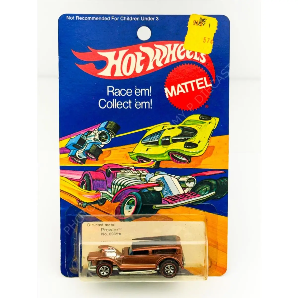 Hot Wheels Redline Prowler/the Demon 1973 Card Copper HK in Blisterpack