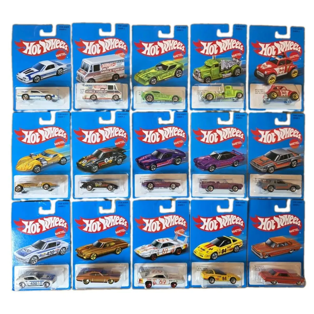 Hot Wheels The Hot Ones Complete Set of 10 w/ Extras Baja Beetle - Porsche 930