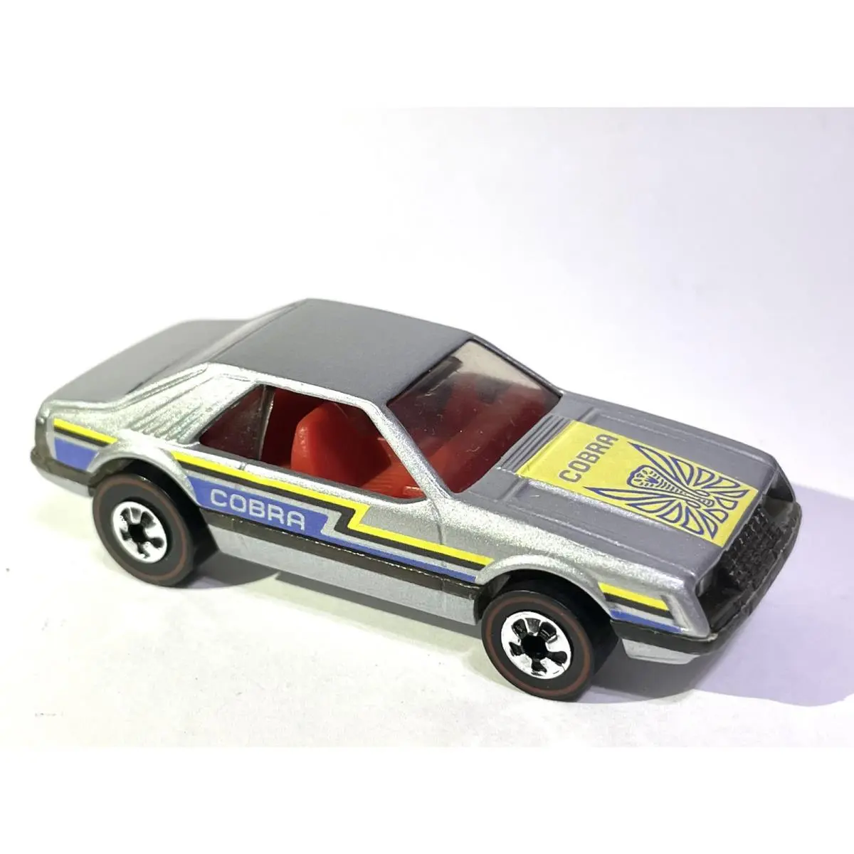 Custom Made Redline Vintage 1979 Hot Wheels Turbo Mustang Cobra Silver