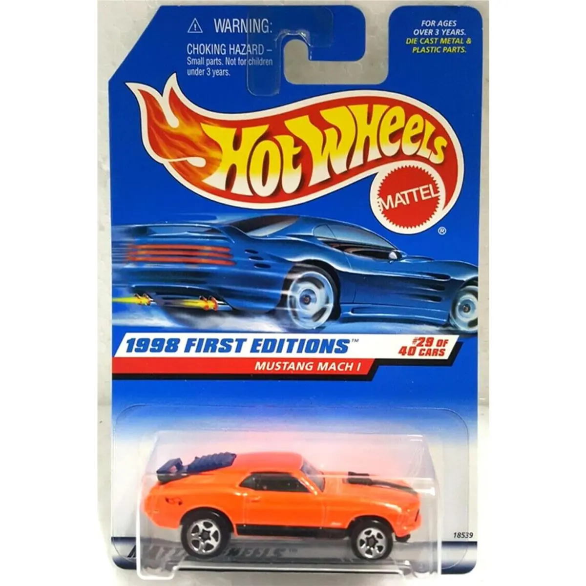Mattel Cars Hot Wheels 1998 Firts Editions 29 of 40 Rare Mustang Mach 1