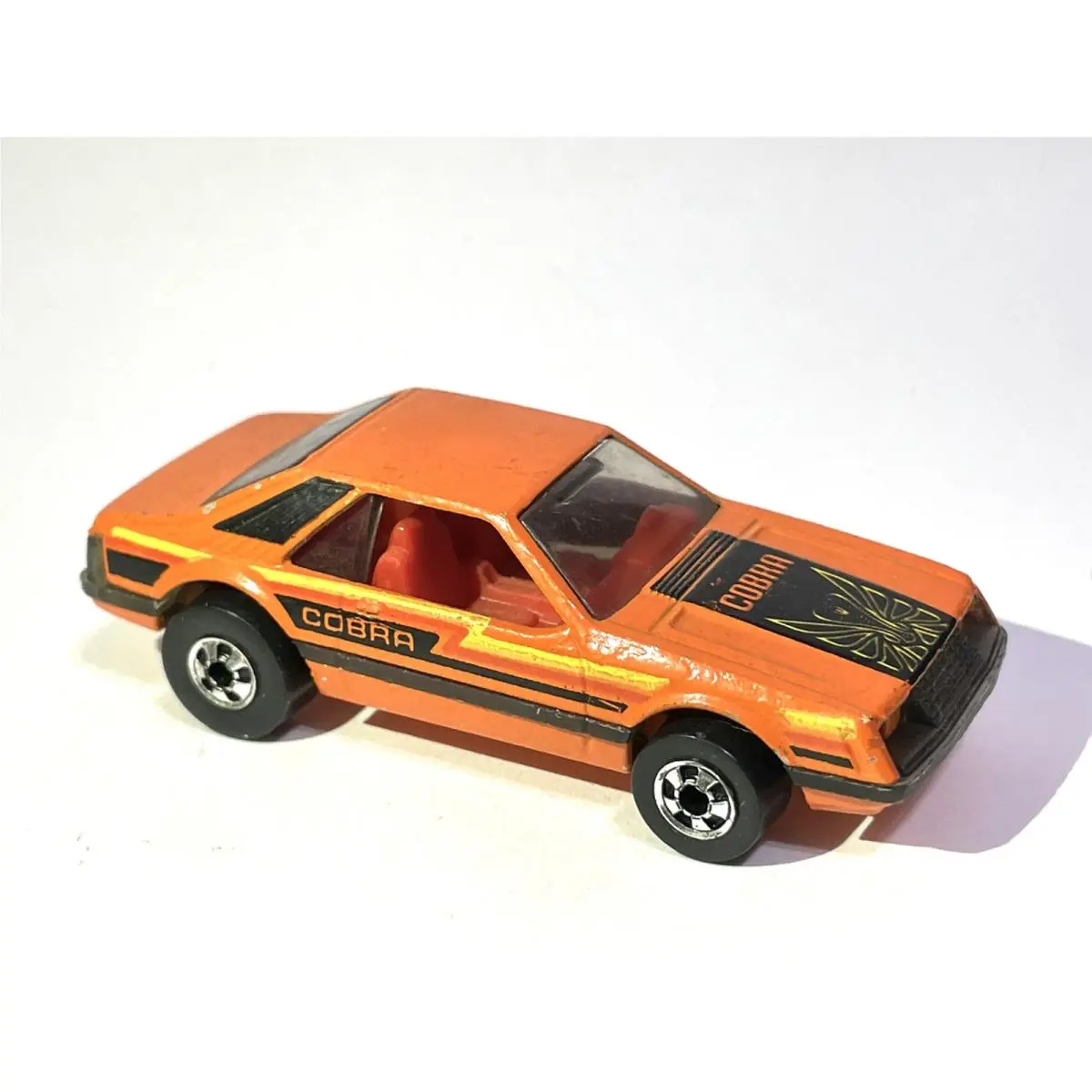 Vintage 1979 Hot Wheels Hot Ones Turbo Mustang Cobra Orange