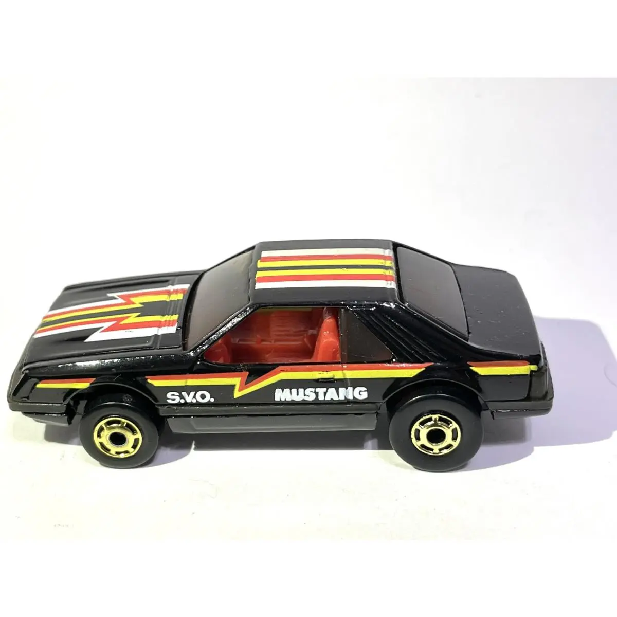 Vintage 1979 Hot Wheels Hot Ones Turbo Mustang Cobra Black