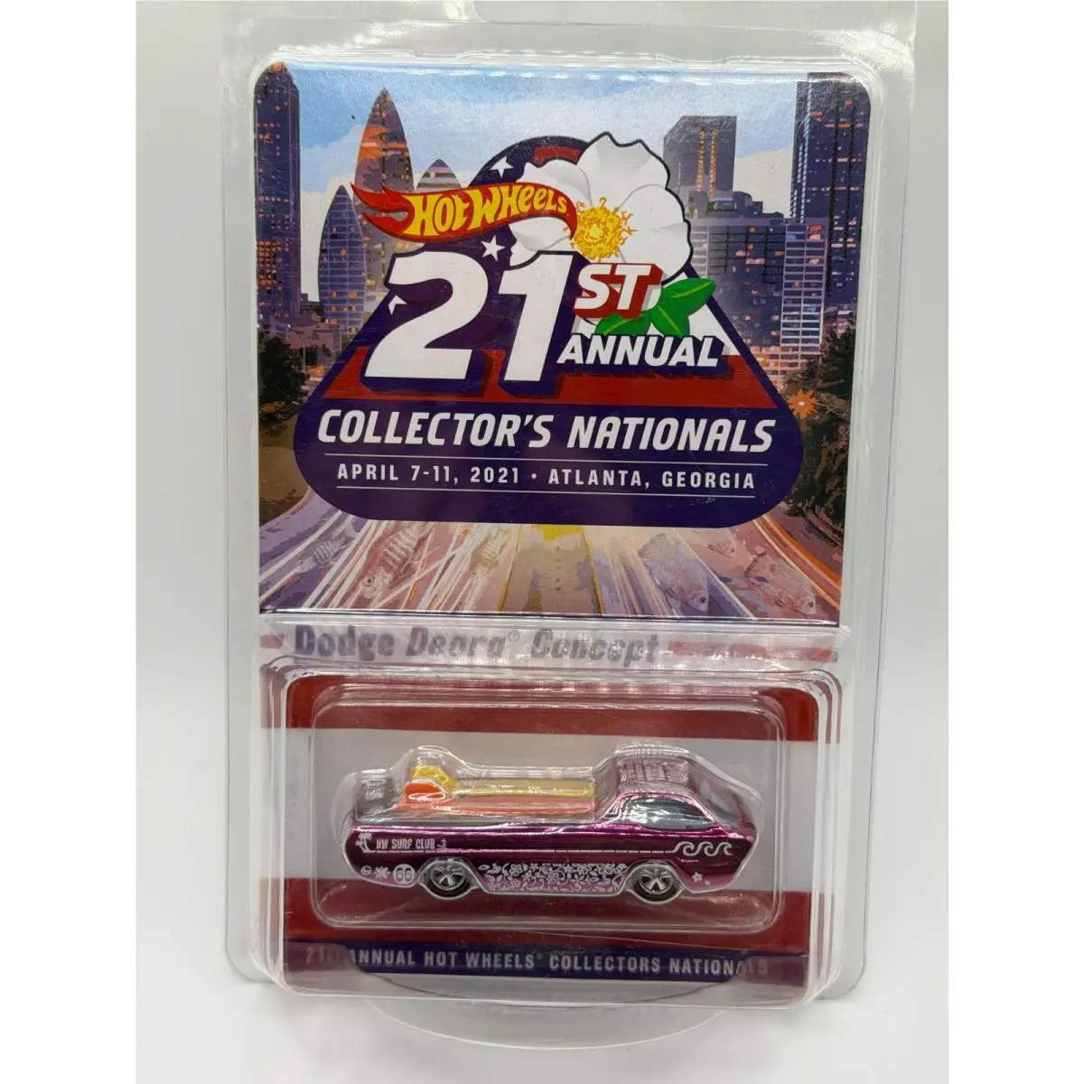 2021 Hot Wheels 21ST Nationals Dodge Deora Concept Dinner Car 02056/04000 Mint