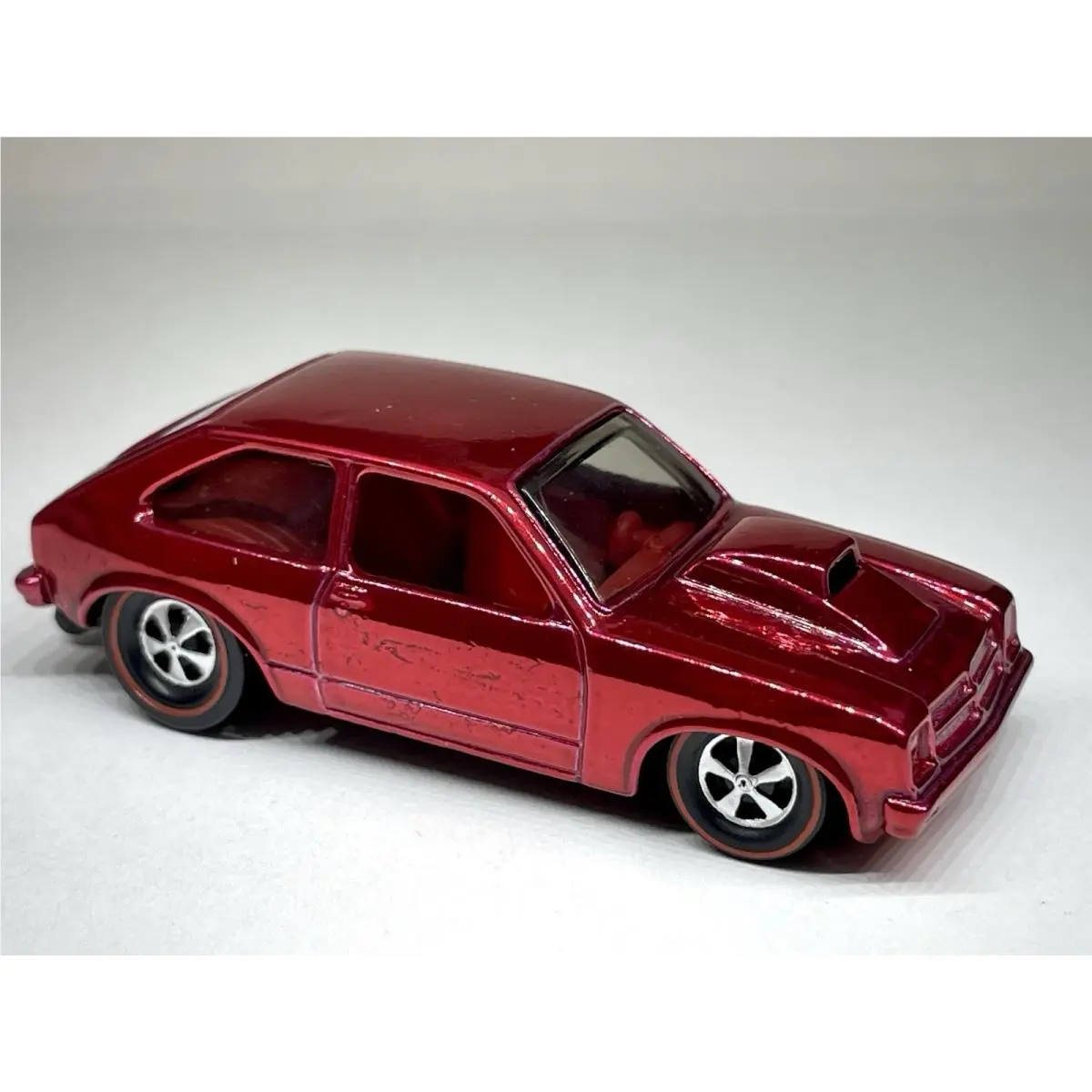 Hot Wheels 76 Chevy Chevette Drag Car Custom Made Redline Only 1 On ⬜