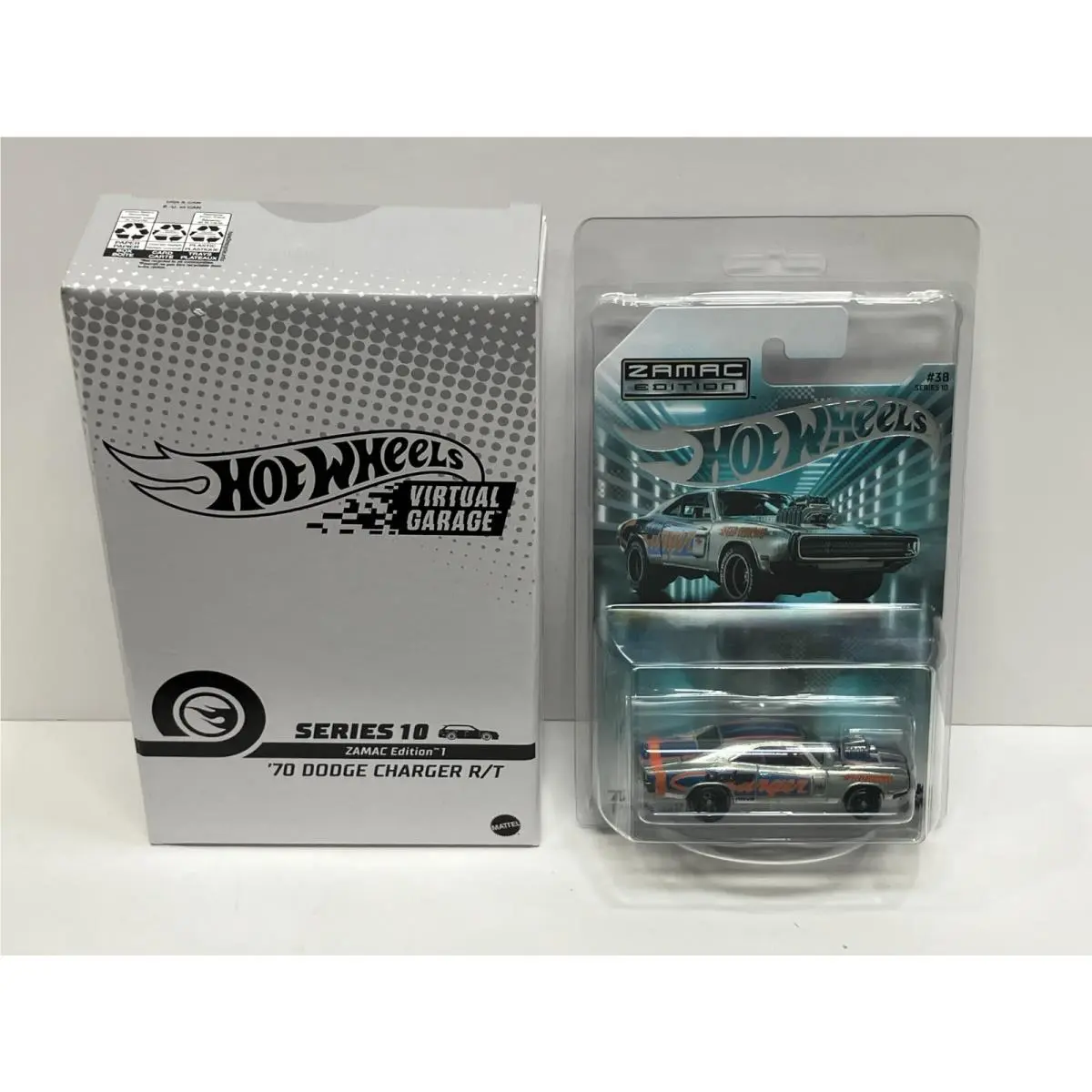 `70 Dodge Charger R/t Hot Wheels Nftg Garage Series 10 Zamac Edition