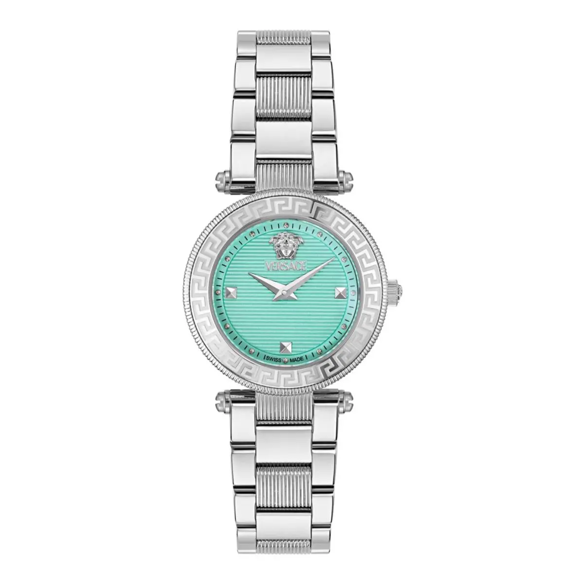 Versace Womens Stainless Steel 30mm Bracelet Fashion Watch