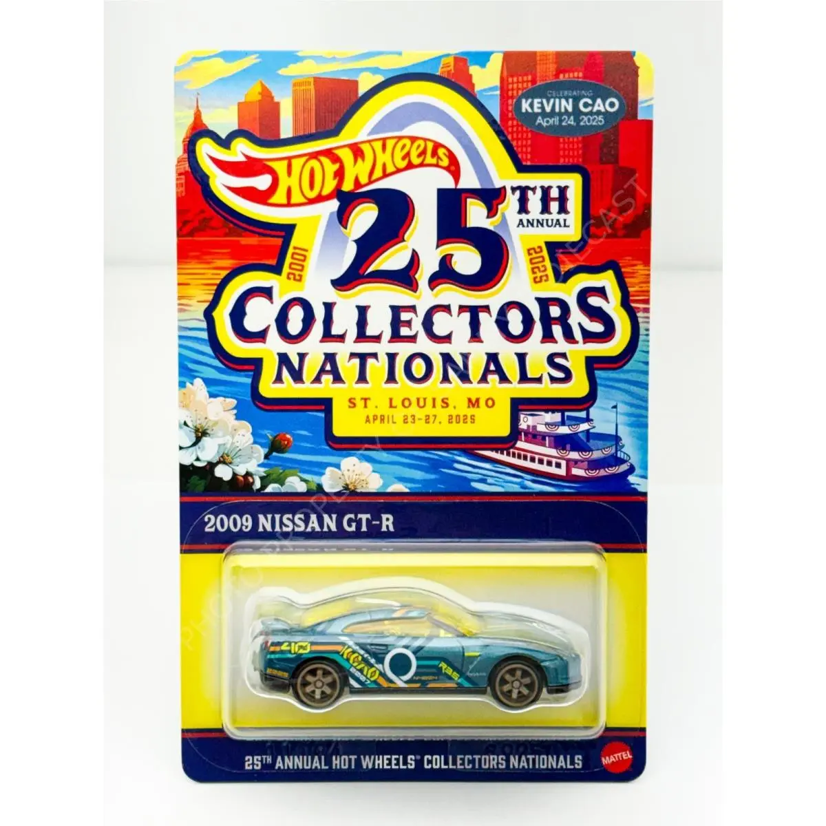 Hot Wheels 2025 25th Nationals St Louis Dinner 2009 Nissan Gt-r R35 887 Sticker