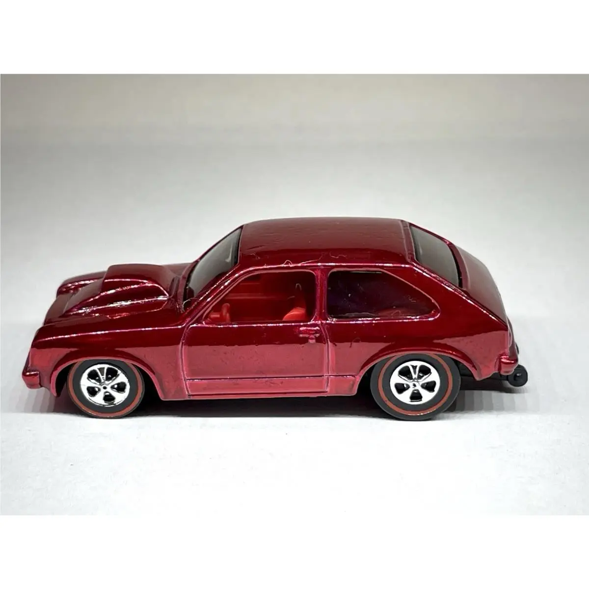 Hot Wheels 76 Chevy Chevette Drag Car Custom Made Redline Only 1 On ⬜