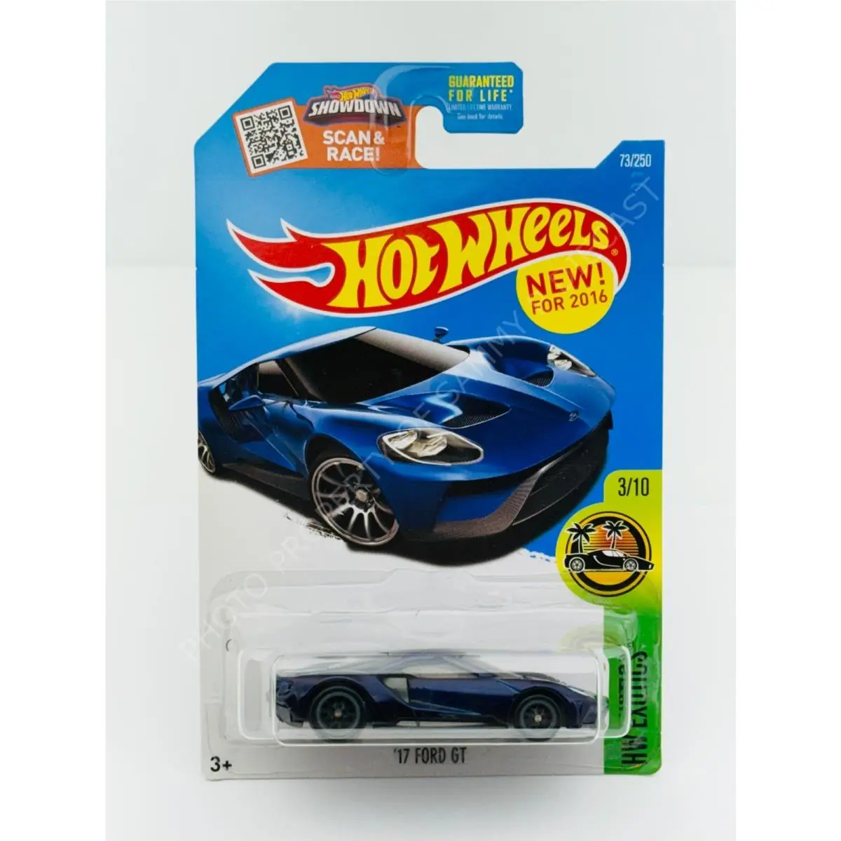 Hot Wheels 2016 Super Treasure Hunt `17 Ford GT Blue in Blister