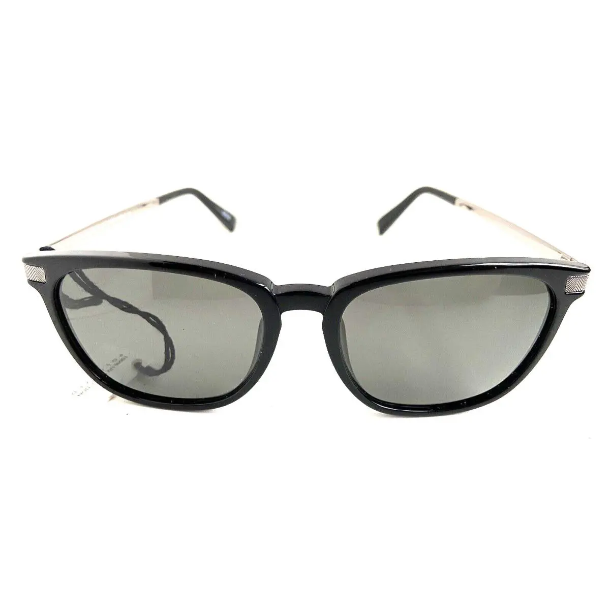Polarized  EZ 0039-F 01D 55mm Italy Black Men Sunglasses by Ermenegildo Zegna