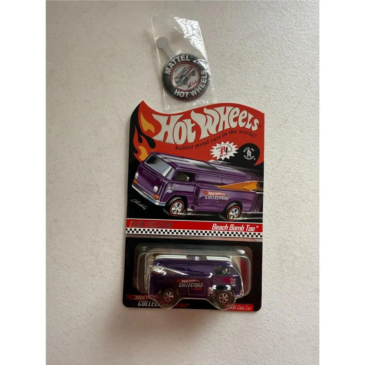 Hot Wheels Rlc Club Exclusive Beach Bomb Too Purple 2006 Club Car B15