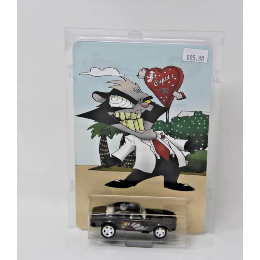 Hot Wheels `67 Camaro Chris Stangler CS Customs Las Vegas Cupid Rare Black 1/5