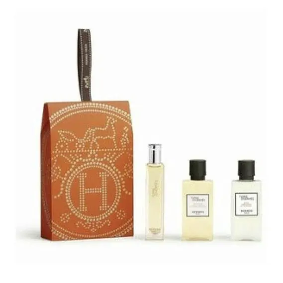 Perfect For The Holidays Terre D`hermes Eau De Toilette Gift Set by Hermes