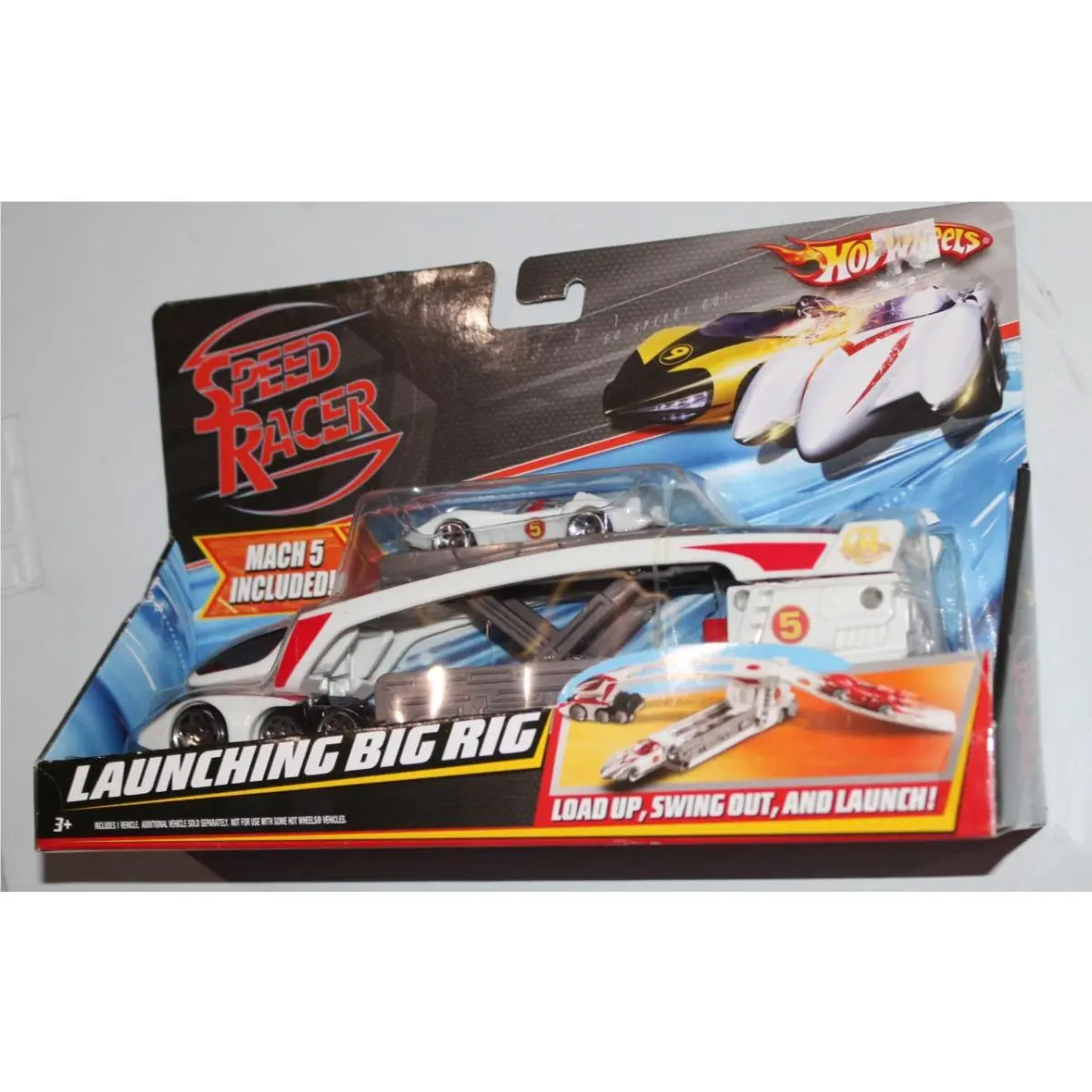 Hot Wheels Speed Racer Mach 5 Launching Big Rig 2007 Car Truck