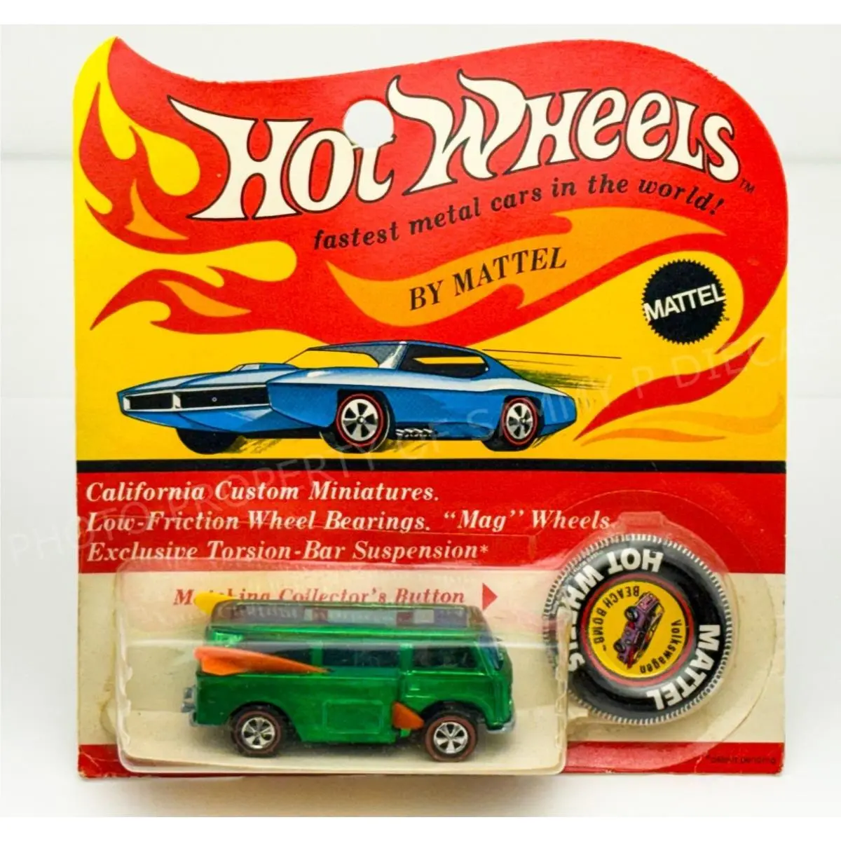 Hot Wheels Redline Volkswagen Beach Bomb Green Dark Interior Blisterpack