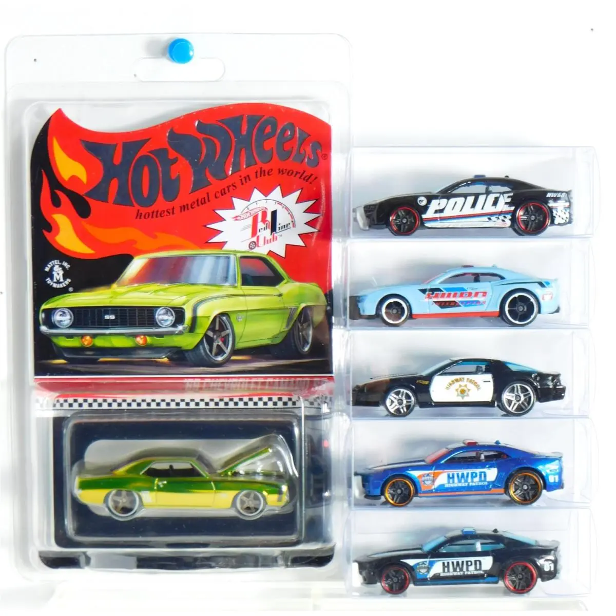 Hot Wheels -rlc `69 Chevrolet Camaro SS 5 Camaro - Loose W/pvc Cases