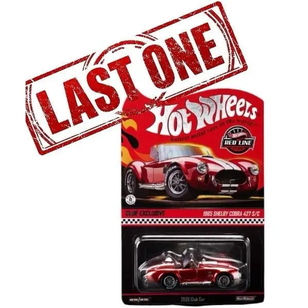 Hot Wheels Rlc Exclusive 1965 Shelby Cobra 427 SC JJY67-9893 Red IN Hand