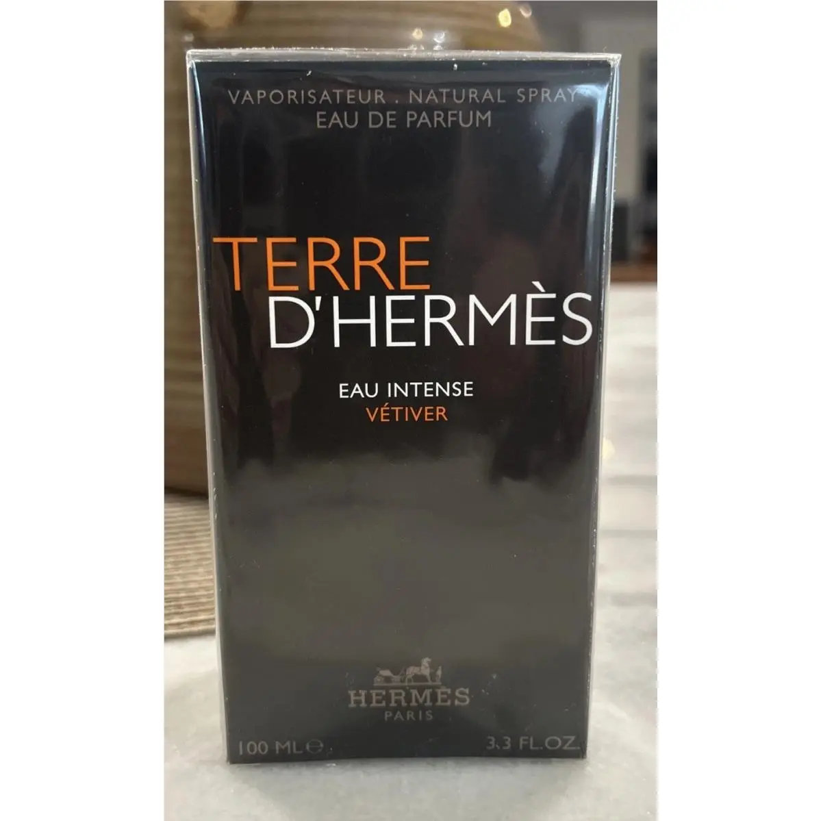 Terre D`hermes Eau Intense Vetiver  Men Edp 3.3 / 3.4 oz by Hermes