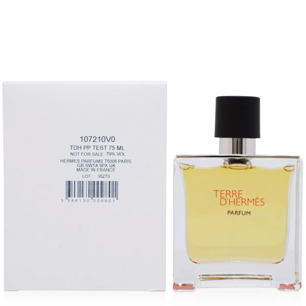 Terre D`hermes  Parfum Spray 2.5 Oz For Men - In Tester Box by Hermes