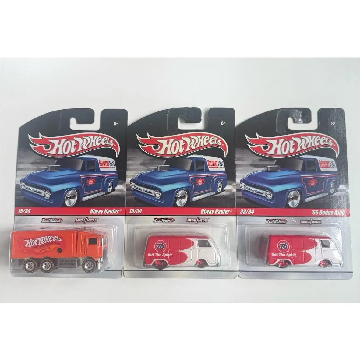 Hot Wheels Factory Error Hiway Hauler Card Dodge A100 2009 Real Riders Rare