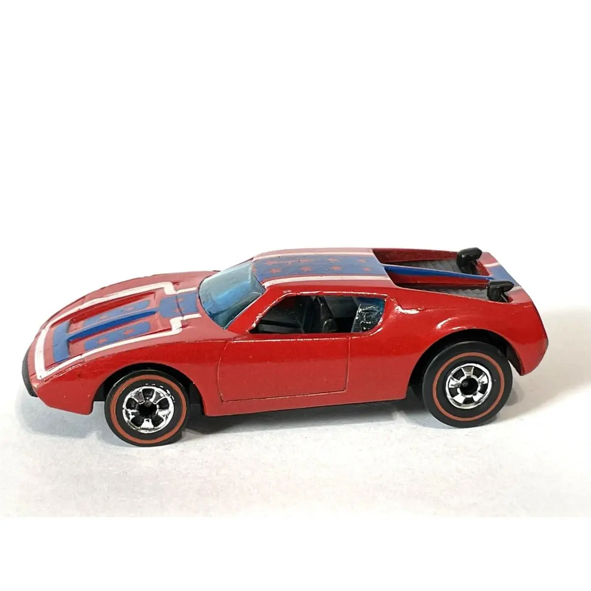 1969 Redline Hot Wheels HK Flying Colors Red Warpath -mint
