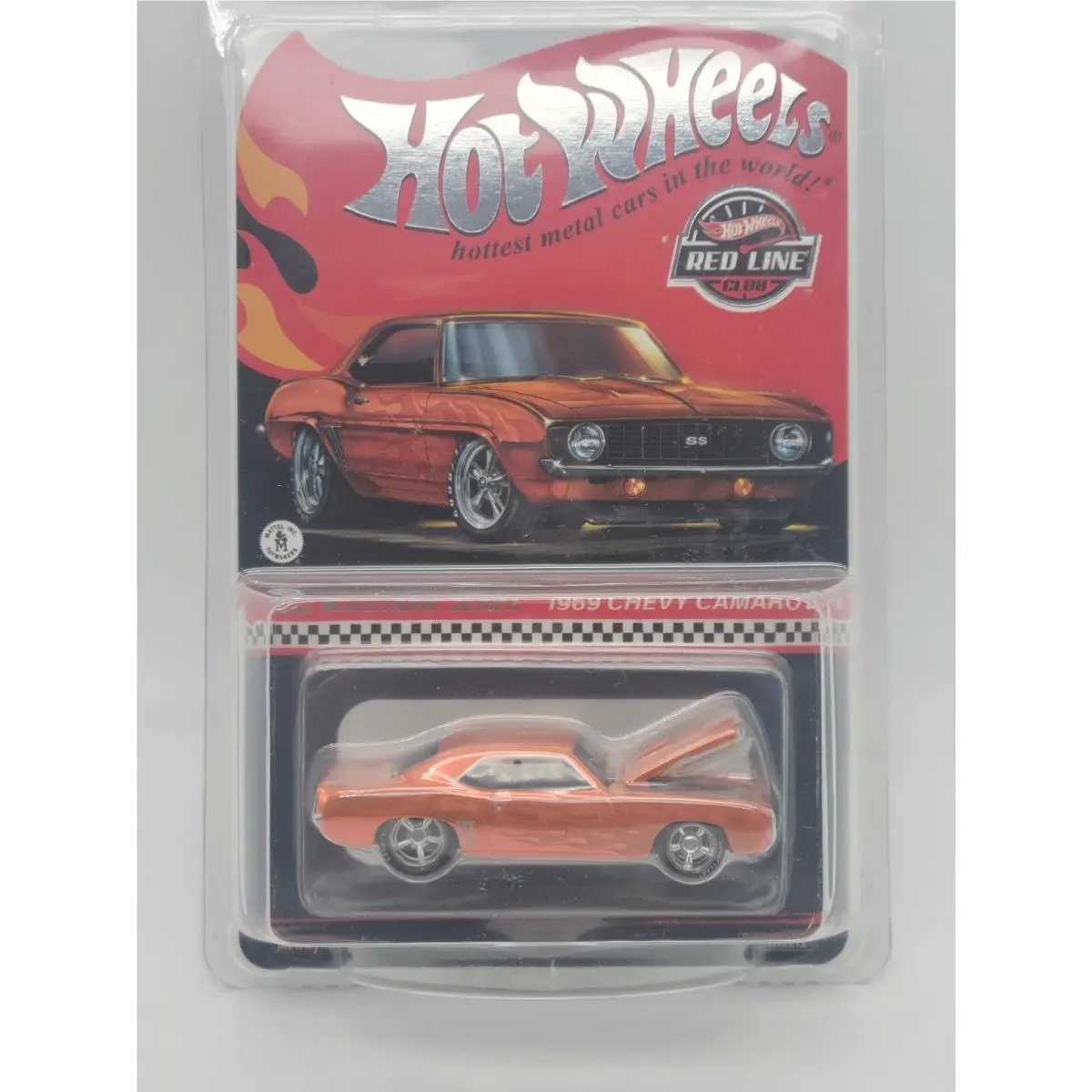 Hot Wheels Rlc 2022 Selections Orange 1969 Chevy Camaro SS Red Line Club Car