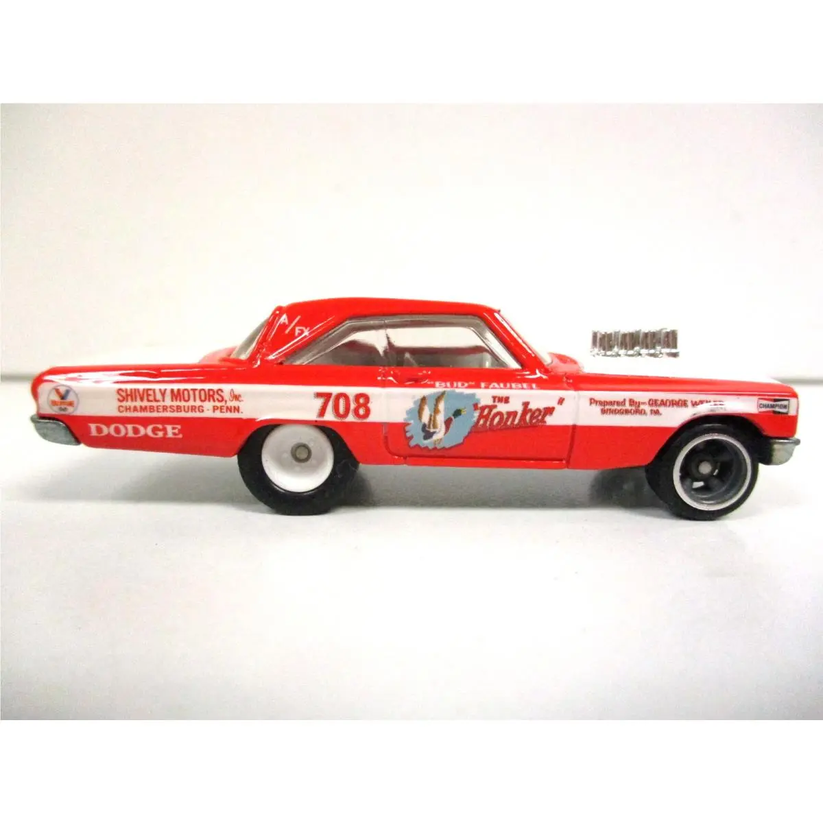 Hot Wheels Drag Strip Demons Faubel The Honker 1965 Dodge Coronet Af/x Drag Car