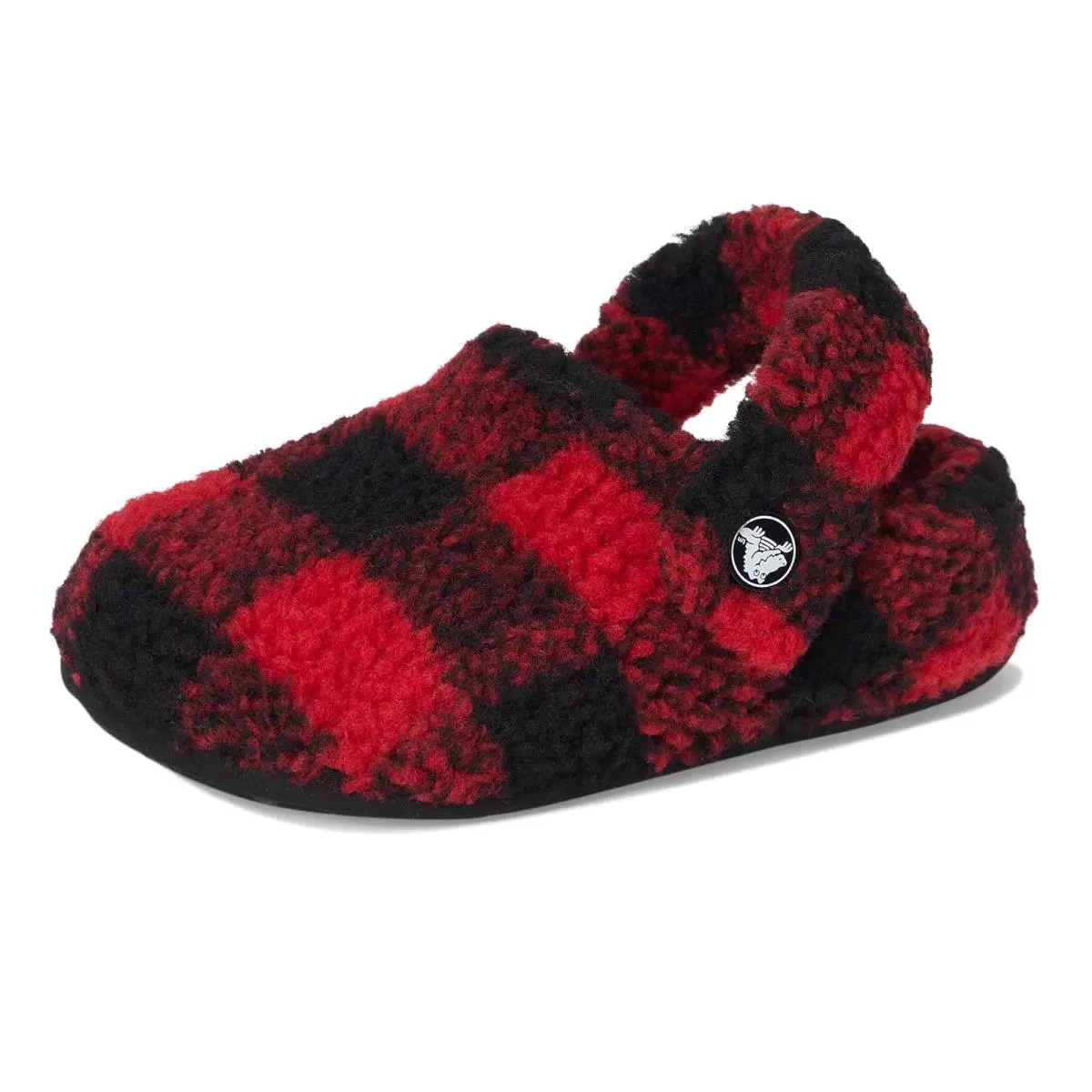 Crocs shoes - Buffalo Plaid/Black/Varsity Red 5