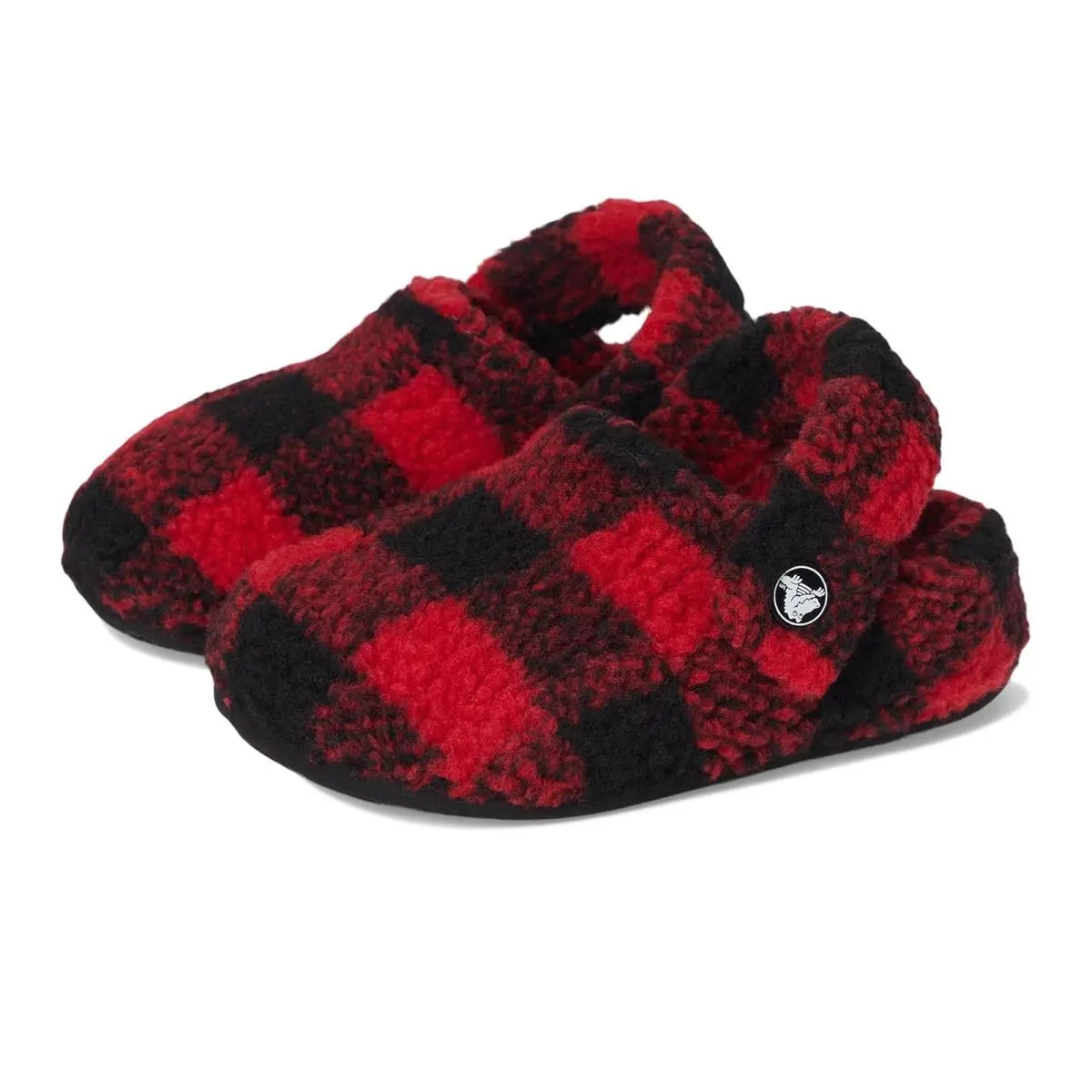 Crocs shoes - Buffalo Plaid/Black/Varsity Red 6