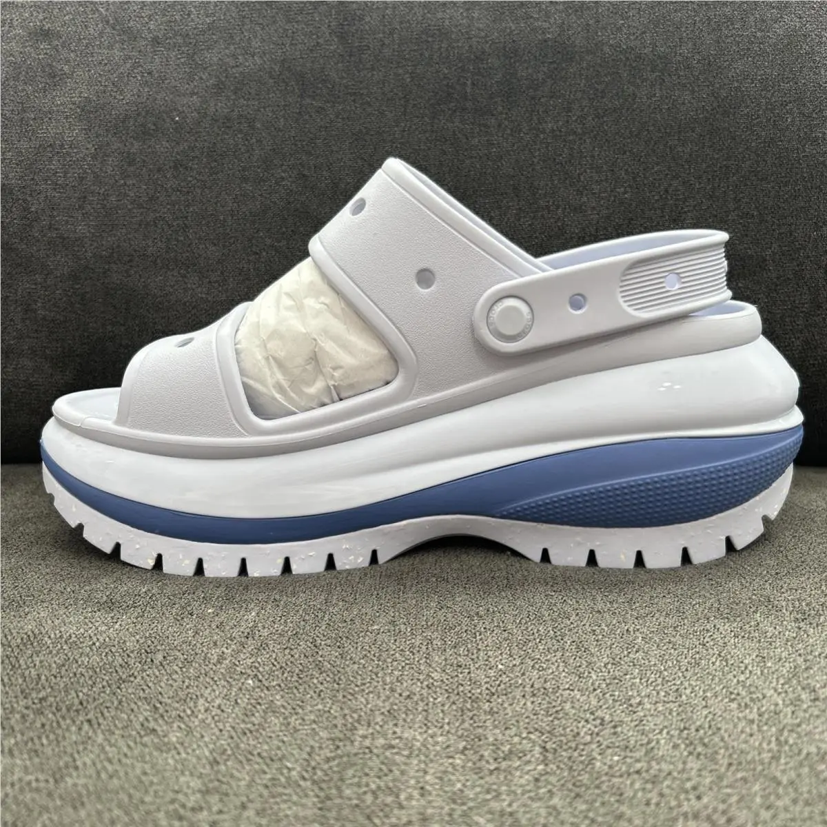 Crocs shoes - Mega Crush Sandal - Mega Crush Sandal - Blue (UPC: 196265560745) 0