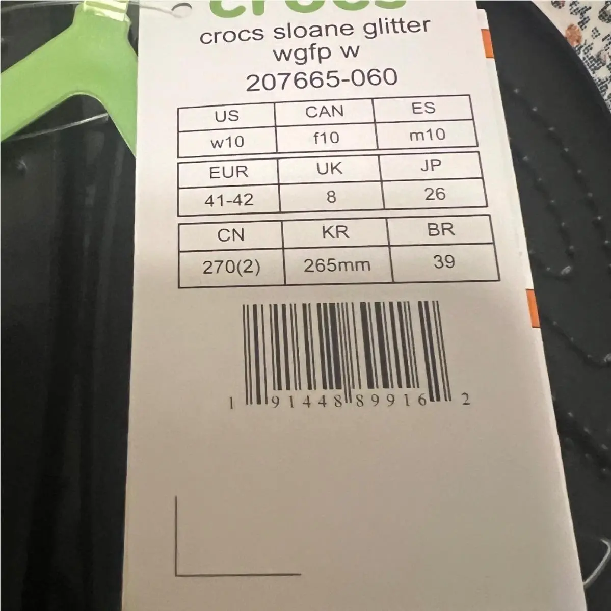 Crocs shoes - Crocs Sloane Glitter Flip Flop - Black 4