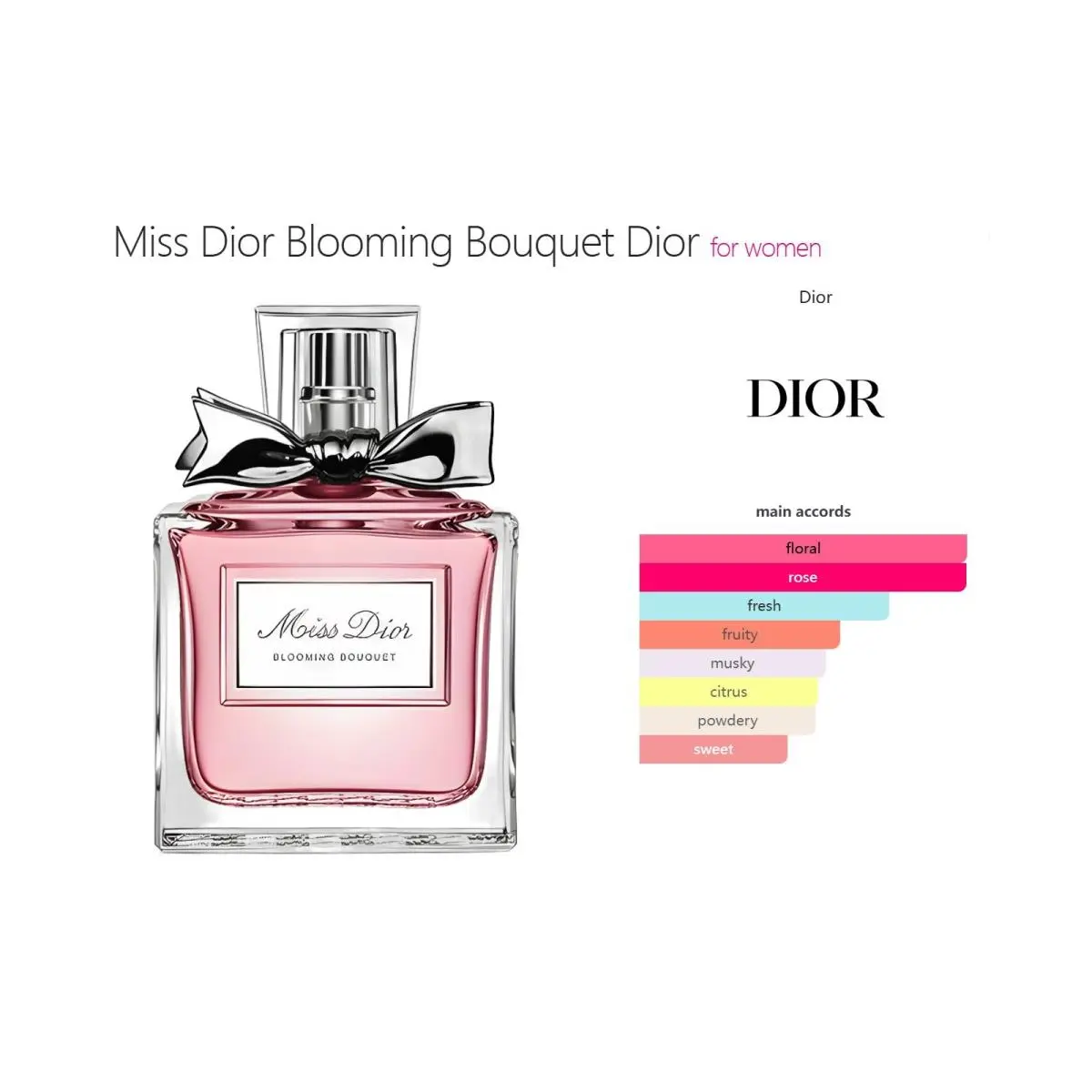 Miss  Blooming Bouquet Edt 100ml Perfume Box by Dior