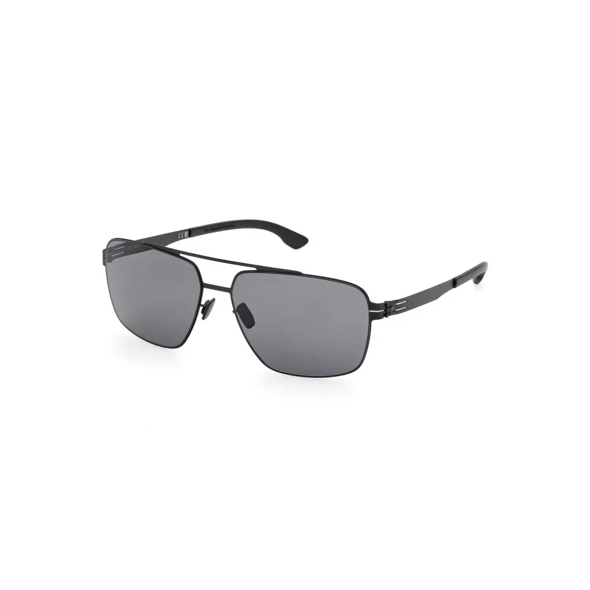 IC Berlin IC0065 Sunglasses Sun Glasses 02D Matte Black 60 Unisex by ic! berlin