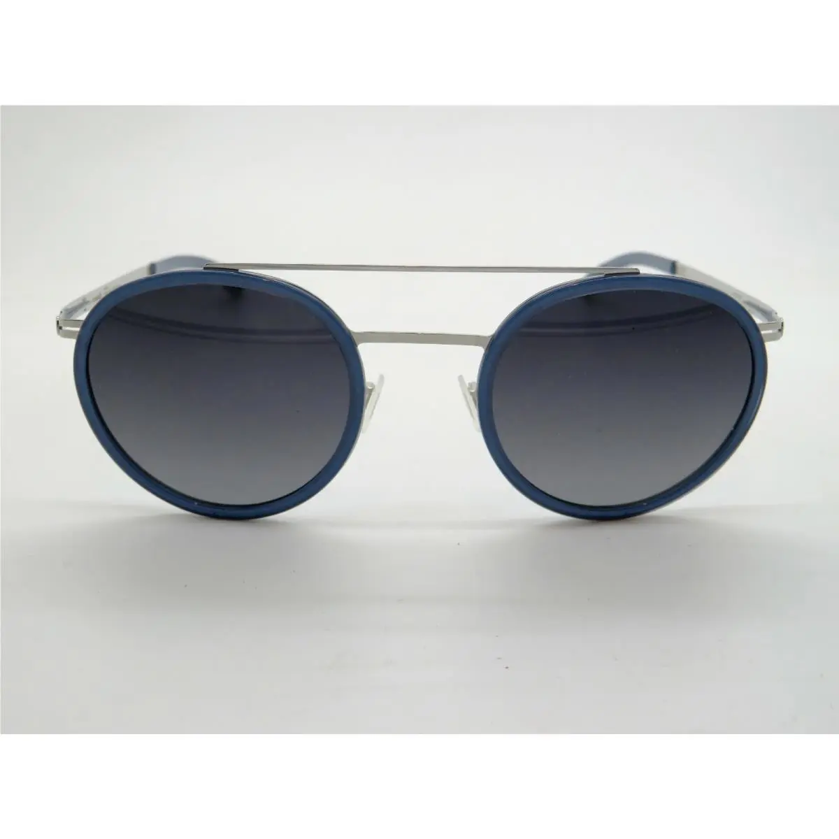 IC Berlin Buran Chrome-milky Blue/grey Gradient 48mm Sunglasses by ic! berlin