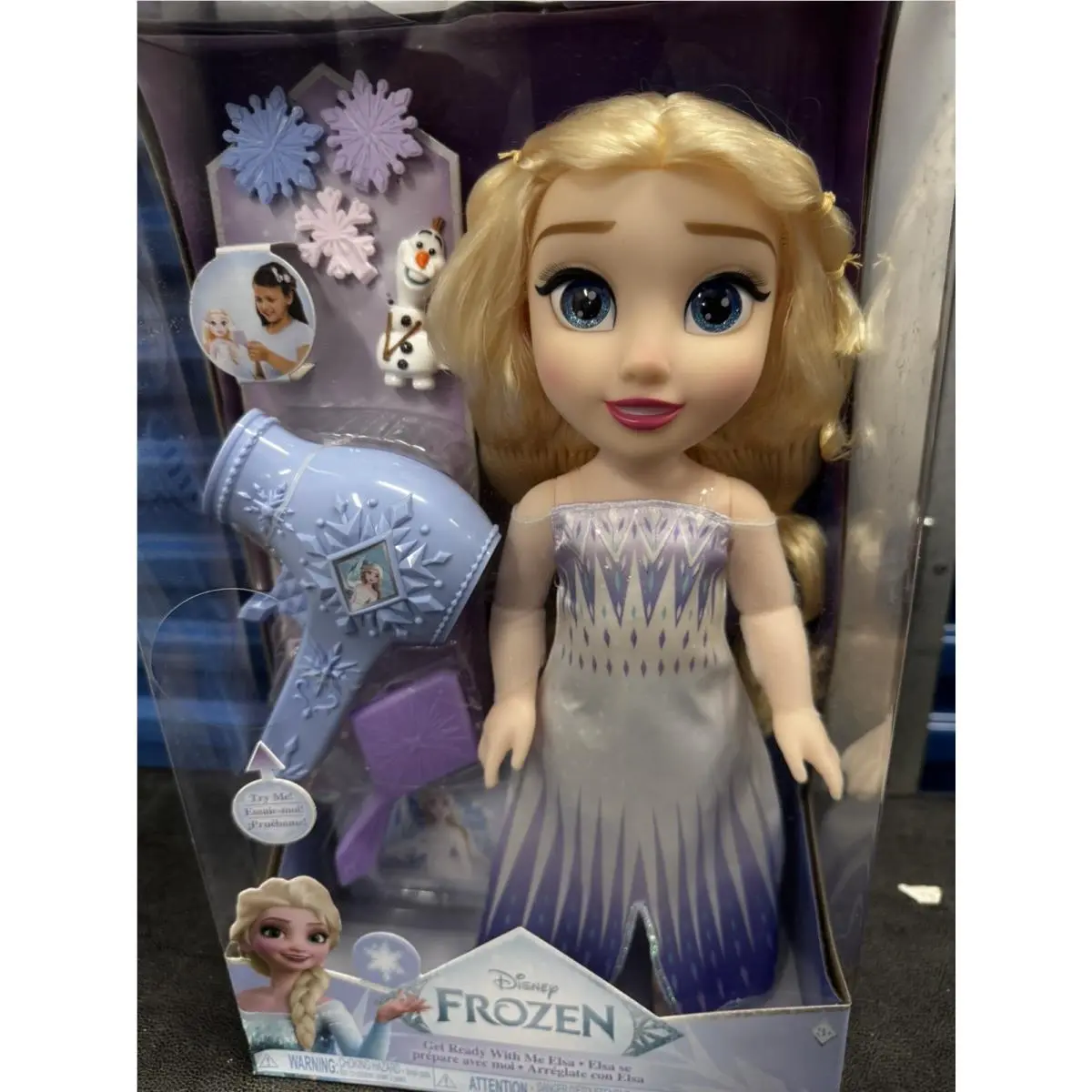 Disney Princess Frozen 2 Get Ready with Me Large Elsa Doll Hair Styling Set