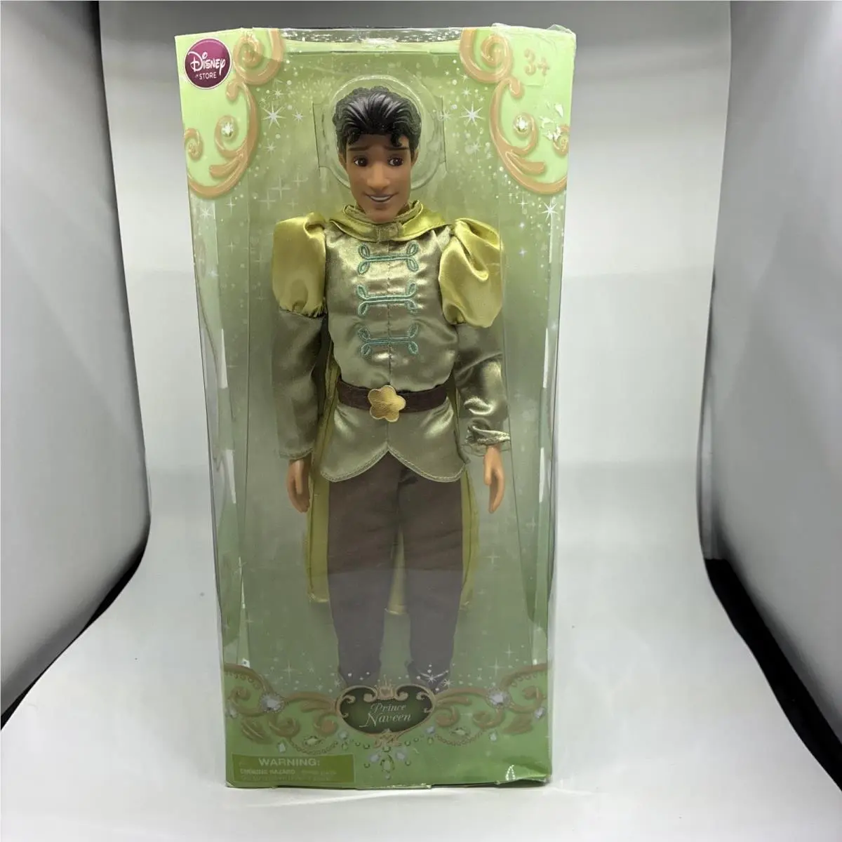 Disney Store Prince Naveen Princess and The Frog Doll Nrfb