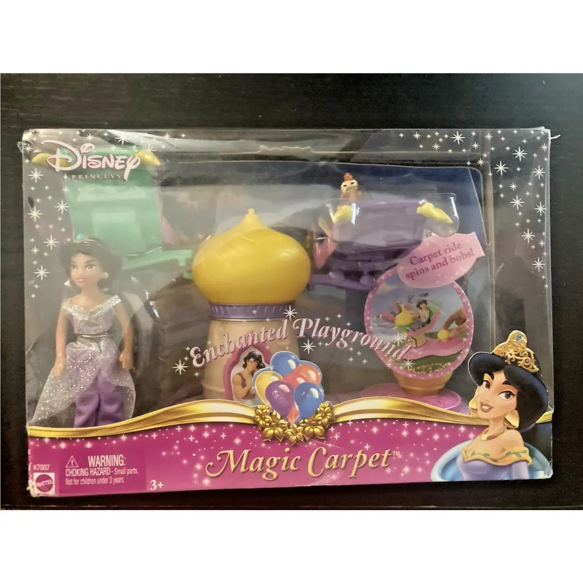 Vintage Disney Enchanted Playground Magic Carpet Princess Jasmine Aladd